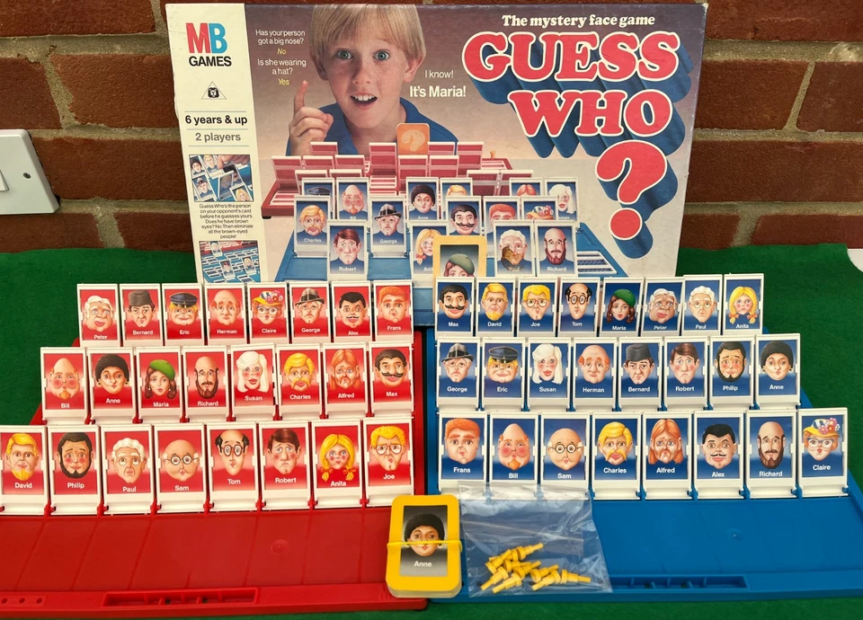 Vintage Guess Who Game - MB Games - Classic 1993 Edition - Christmas Family Fun! - Image 1 of 4