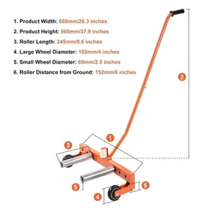 NAFE Heavy-Duty Adjustable Truck Tire Wheel Dolly Cart Easy Tire Lifting Tool - Bild 1 von 9