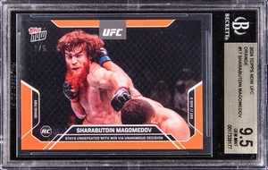 2024 Topps Now UFC #17 Sharabutdin Magomedov RC ORANGE 1/5 - BGS GEM MINT 9.5 - Bild 1 von 2