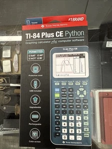 Texas Instruments TI-84 Plus CE Pitón Calculadora Gráfica Trinomial Teal Nueva - Imagen 1 de 3