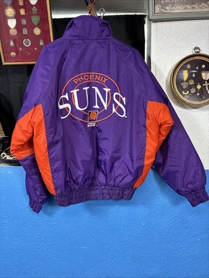 90s Phoenix Suns NBA Jacket Excellent Sz Medium - Image 1 of 4