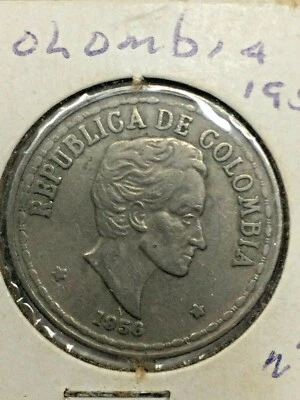Moneda extranjera Columbia Veinte Centavos 1958 #0061 Foto 1 de 2