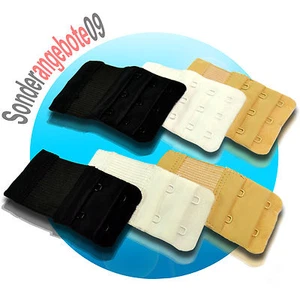 BH Verlängerung Erweiterung BH Verschluss mit Gummi Elastisch 2 Haken 3 Haken - Bild 1 von 4