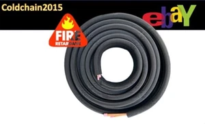 *Insulated Copper Pair Coil 1/2" x 3/4" , 3 METERS ROLL ,R410A FOR AIR CON - Picture 1 of 4