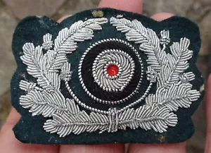 original WH Heer Kokarde Nationale für Schirmmütze Offizier gestickt top II - Bild 1 von 2