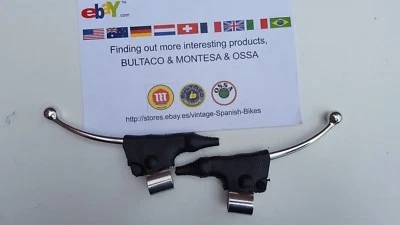 PALANCAS BULTACO + CUBIERTAS ANTIPOLVO NUEVAS BULTACO LOBITO SHERPA ALPINA FRONTERA MATADOR Foto 1 de 4