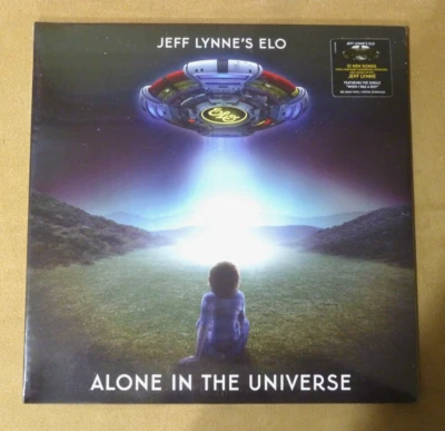 JEFF LYNNE'S ELO "Alone In The Universe" - Big Trilby - Vinyl Record LP   SEALED - Image 1 of 3