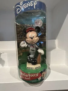 MICKEY MOUSE  Disney  ATLANTA BRAVES Bobblehead New In Box Sealed!! - Picture 1 of 4