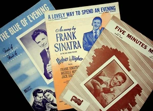 FRANK SINATRA 3 SHEET MUSIC SONGS - M3-4 - Picture 1 of 3