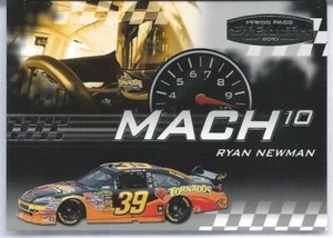 Press Pass Stealth Mach 10 Racing Ryan Newman Sprint Cup Series NASCAR 2010 - Imagen 1 de 1