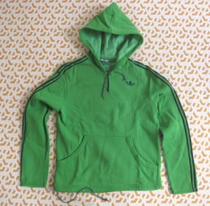 Sweat Club Adidas capuche vert acide Trefoil 70'S Ventex Enfant - 156 / 10 ans - Picture 1 of 8