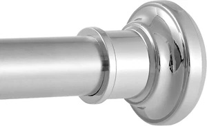 No Drilling Curtain Rod Tension Extra Long Outdoor 43-120 Inch Adjustable - Picture 1 of 12