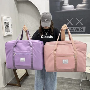 Unisex X Large Thick Storage Folding Bag Gym Travel Tote Luggage Handbag Duffel - Picture 1 of 14