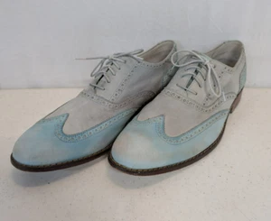 Cole Haan Colton Budapester Oxford Schuhe Herren 12M blau/grau C10029 - Bild 1 von 15