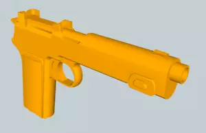 Réplica de pistola Steyr M1912 (PE+) - utilería de película de imitación histórica Steyr-Hahn - Imagen 1 de 7