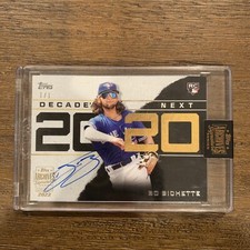 2020 Topps Bo Bichette Decades Next Auto Rookie RC 1/1 Archive Sealed Blue Jays
