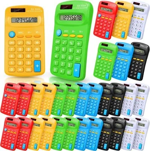 30 Pack Pocket Calculator Small Battery Powered Bulk Mini Size 4 Funct - Picture 1 of 6