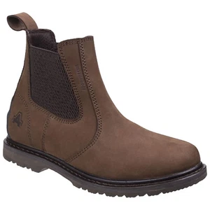 Botas impermeables para hombre Amblers Aldingham distribuidor Chelsea Pull Slip-On trabajo - Imagen 1 de 4