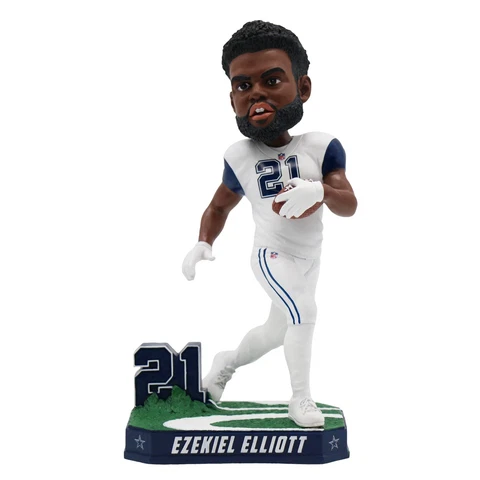 Ezekiel Elliott Dallas Cowboys Special Edition Color Rush Bobblehead NFL Cover