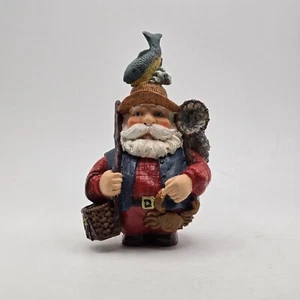Fishing Fisherman Santa Decoration Figurine 4.5"H Crab - Picture 1 of 7