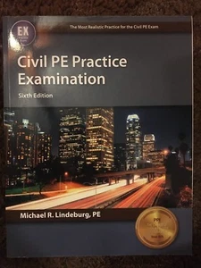 Civil PE Practice Examination, 6th Ed by Lindeburg PE, Michael R. - Picture 1 of 2
