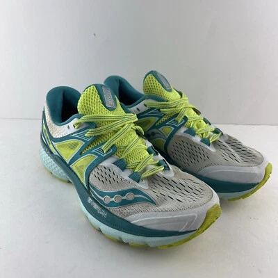 Saucony Triumph ISO 3 para mujer talla US 6,5 EU 37,5 blanco/verde/amarillo para correr Foto 1 de 4