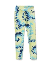 Justice Girl's Size 12-14 Tie Dye Printed Full Length Leggings New with Tags - Picture 1 of 4