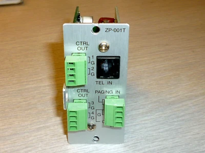 TOA ZP-001T - Módulo de paginación de zona telefónica - PROBADO / FUNCIONA PERFECTAMENTE Foto 1 de 2