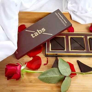 Cioccolato fondente per coppie set regalo per uomo e donna umore edificante - Foto 1 di 8