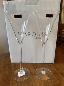 2 New Waterford Crystal Celebration Toasting Flutes Marquis Pattern 11 Starburst - Picture 1 of 10