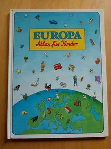 Europa: Atlas Fur Kinder, German Children's Book, Ikea Family, large 1991 - Bild 1 von 1