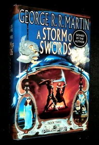 SIGNED; George R R Martin - A Storm of Swords (2000-1st) A Song of Fire & Ice #3 - Picture 1 of 11