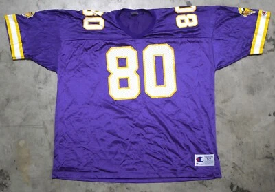 Camiseta de fútbol americano 52 Minnesota VIKINGS Cris Carter Road NFL Champion Foto 1 de 4
