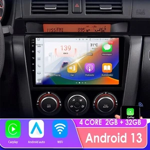 Radio de coche para Mazda 3 2003-2009 BK 9" Android 13 GPS Navi BT WIFI Carplay 2+32 GB - Imagen 1 de 24