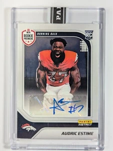 2024 Panini Instant NFL Rookie Premier RPS Audric Estime Auto RC #D /49 - Picture 1 of 2