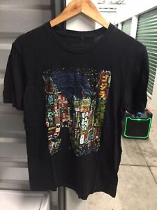 Godzilla Kaiju City Kooky Love Design Shirt Naruto Tree Rare Threadless MEDIUM