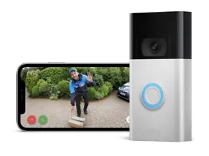 Ring Video Doorbell 2nd Gen Security Camera 1080p HD Wireless Motion Detection - Picture 1 of 7