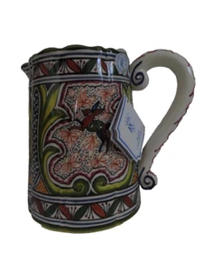 Real Ceramica Portugal Neo Classic Hand Painted Pitcher New COA - Picture 1 of 14