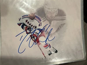Rick Nash Hand Signed Autograph New York Rangers White Spotlight 8x10 Photo GTP - Picture 1 of 2