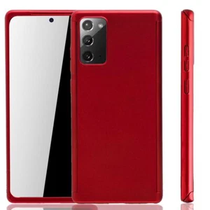 Ochrona Etui na telefon komórkowy do Samsung Galaxy Note 20 Full Case Cover Ochrona wyświetlacza Czerwone - Zdjęcie 1 z 4