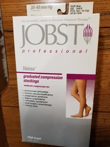 JOBST Kompressionsstrümpfe Vairox offene Zehenpartie 30-40 Hg SMALL B - Bild 1 von 3