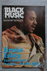 BLACK MUSIC No. 46 September 1977 ~ Ernie Isley ~ British Reggae ~ Fats Domino! - Picture 1 of 12
