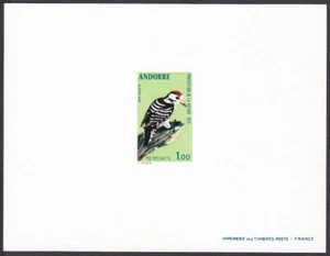 Fr. Andorra Sc231 Nature Protection, Lesser Spotted Woodpecker, Deluxe Proof - Picture 1 of 1