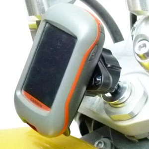 13.3-14.7mm Stem Motorbike Mount & Dedicated Cradle for Garmin eTrex Devices - Picture 1 of 3