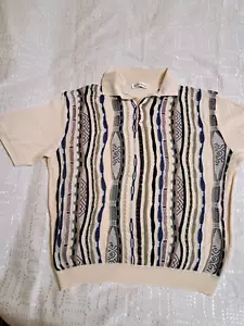 ST.CROIX SHOP MEN'S COTTON SWEATER SHORT SLEEVES MADE IN USA LARGE - Picture 1 of 6