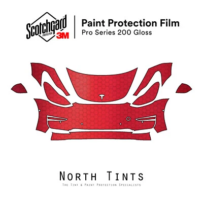 Tesla Model 3 2017-2022 3M PRO Series 200 Paint Protection Clear Bra PPF Kit - Image 1 of 4