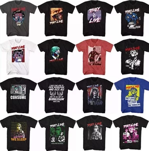 Pre-Sell They Live Sci Fi Movie Licensed T-Shirt - Picture 1 of 17