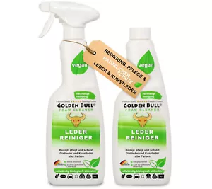 Leder Kunstleder Reiniger Pflege Auto Möbel | Lederreiniger Lederpflege 2x0,5L - Bild 1 von 8