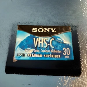 VHS-C Sony Premium Grade Video Cassette Tapes SP 30 Minutes EP 90 Minutes - Picture 1 of 7