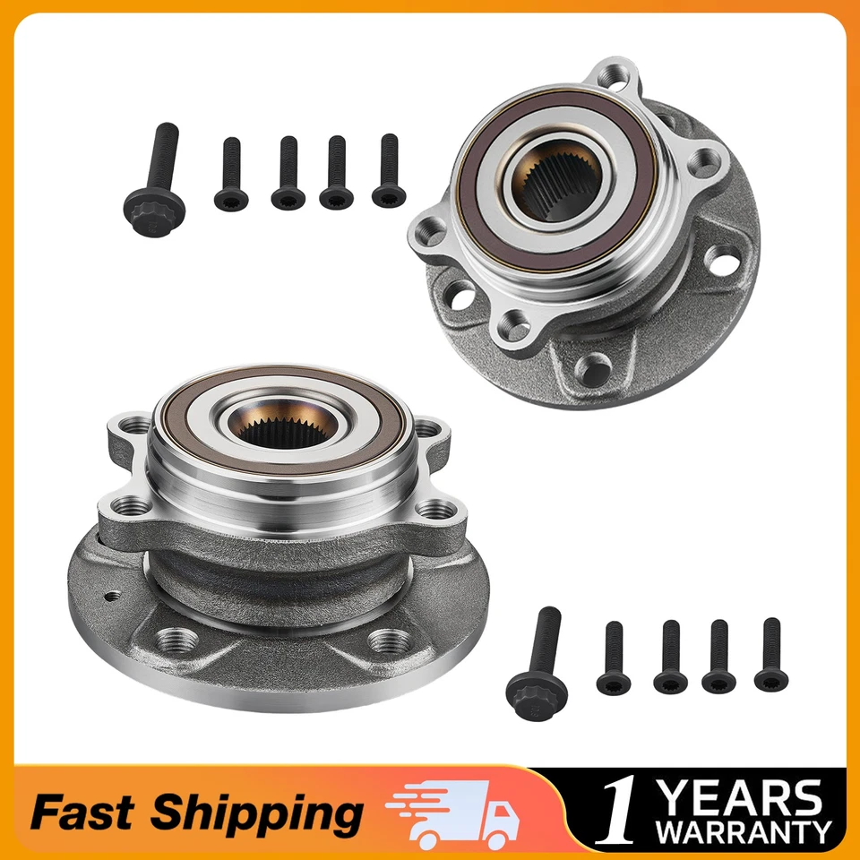 513253 2PCS Front Wheel Bearing Hub for 2012-2018 Audi A3 Quattro Q3 TT w/ABS Foto 1 de 4